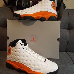 Air Jordan 13 Retro Starfish White/Starfish-Black Men's size 13